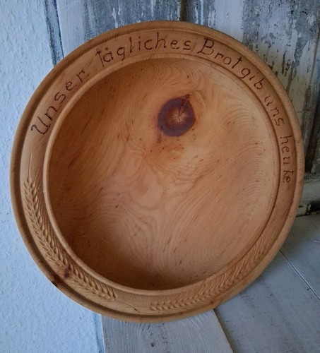 Antiker holzteller brotteller - antiker,