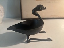 Mid Century Schale Ente Metall