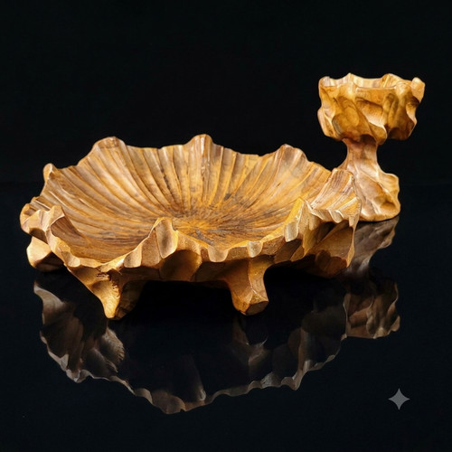 Holzschale aus lindenholz - 2,