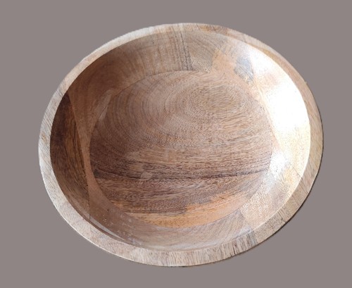 Runde mangoholz schale - mangoholz,
