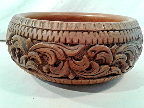 Teak holz schale - teak-holz-schale, Ø