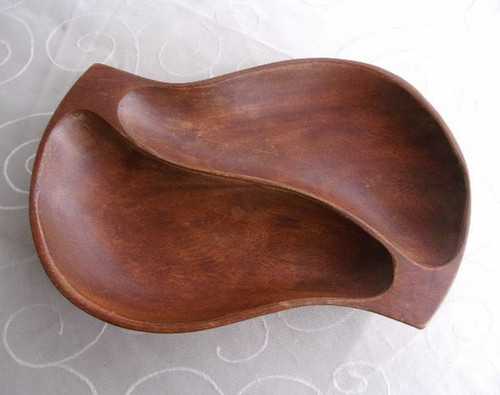 Vintage holzschale obstschale - vintage,