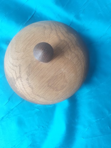 Holzschale mit deckel - mit,