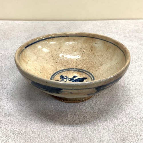 Antike sometsuke hira chawan - sometsuke,