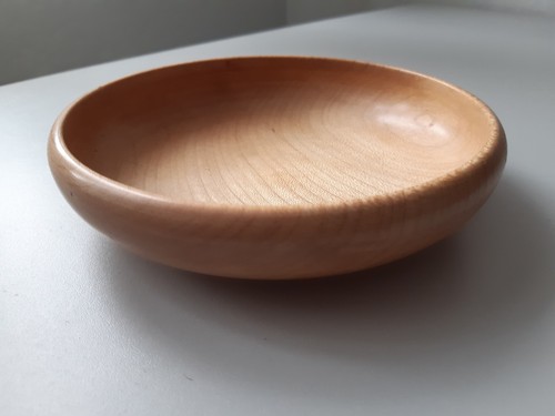 Holzschale aus der - ddr,, ahorn