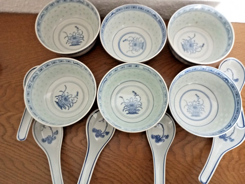 Chinesische reisschalen mit - 6,