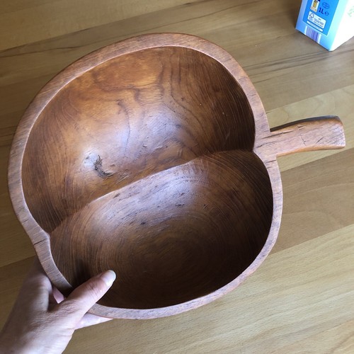 Schale holz 1970er jahre - -,