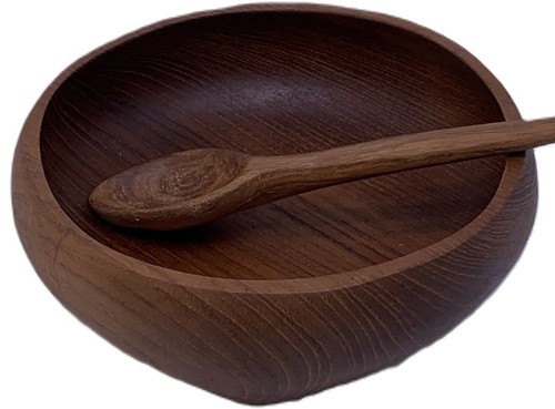 Holzschale löffel 70er - holzschale,