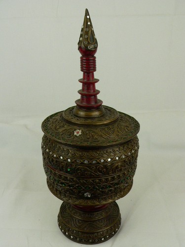 Opferschale holz thailand - opferschale,